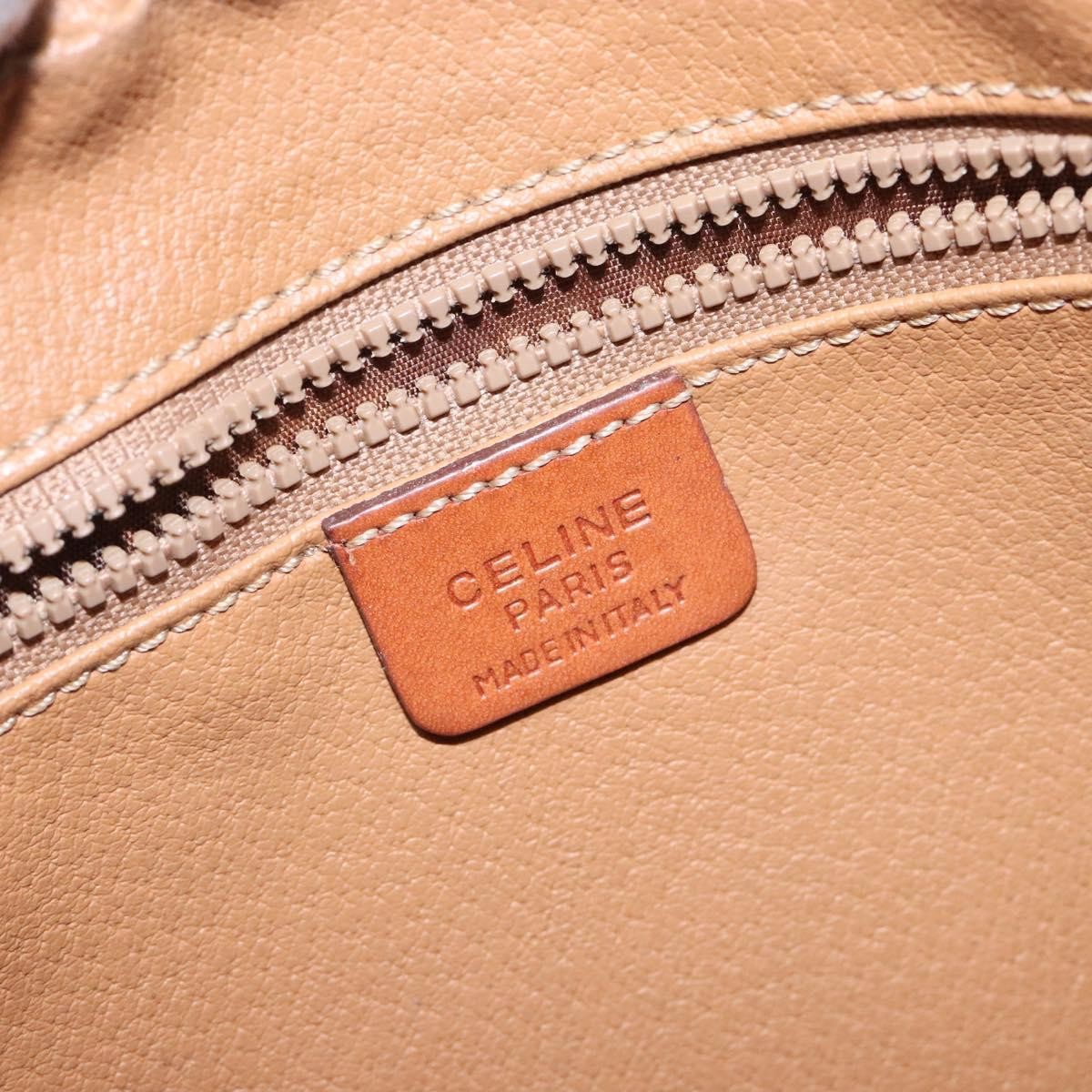 Celine Macadam Canvas Brown Canvas Clutche & Pouche Bag (Pre-Owned)