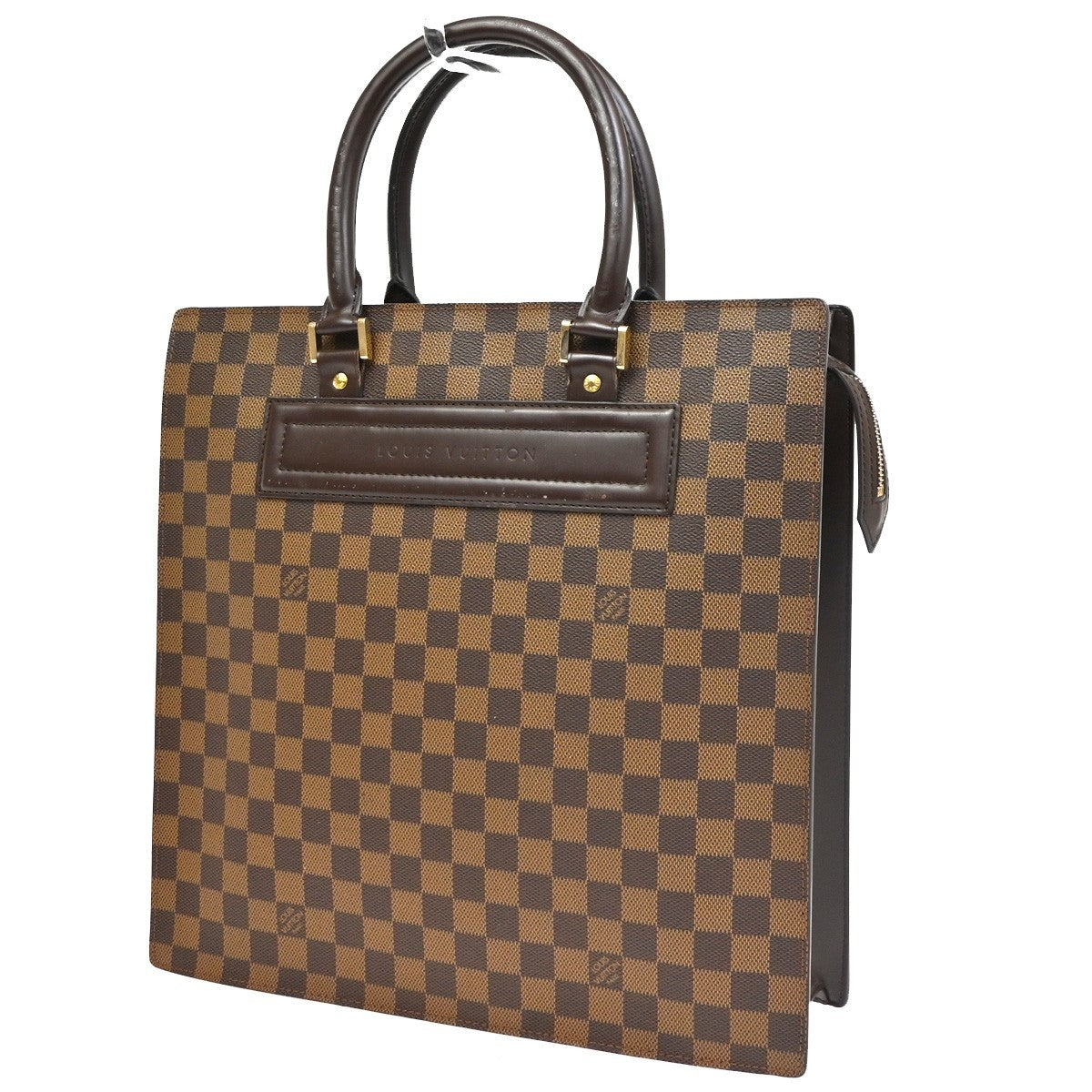 Louis Vuitton Venice Sac Plat Damier Ebene Brown Canvas Tote Bag Bag (Pre-Owned)