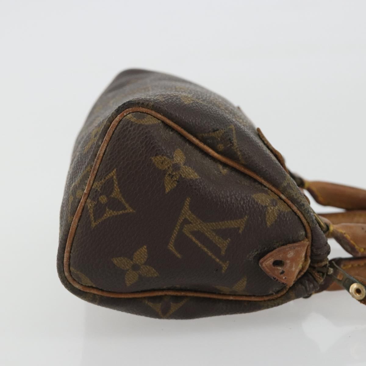 Louis Vuitton Speedy Mini Hl Monogram Canvas Brown Canvas Handbag (Pre-Owned)