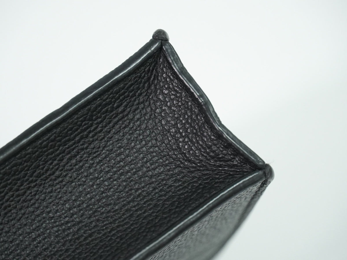 Louis Vuitton Petit Sac Plat Monogram Empreinte Giant Black Leather Handbag (Pre-Owned)