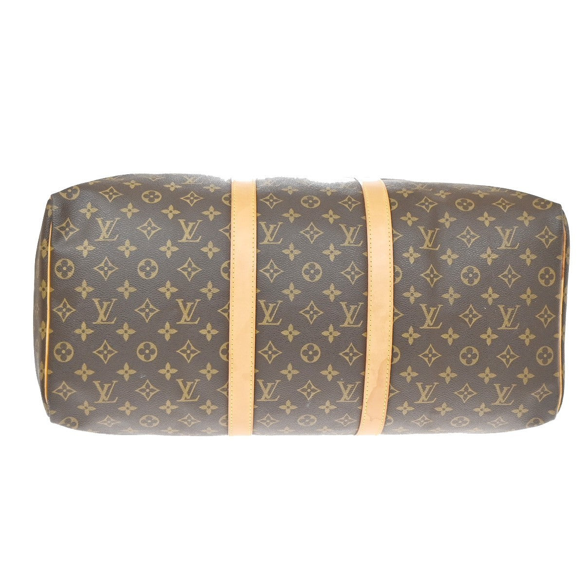 Louis Vuitton Keepall Monogram Brown Canvas Travel Bag Bag (Pre-Owned)