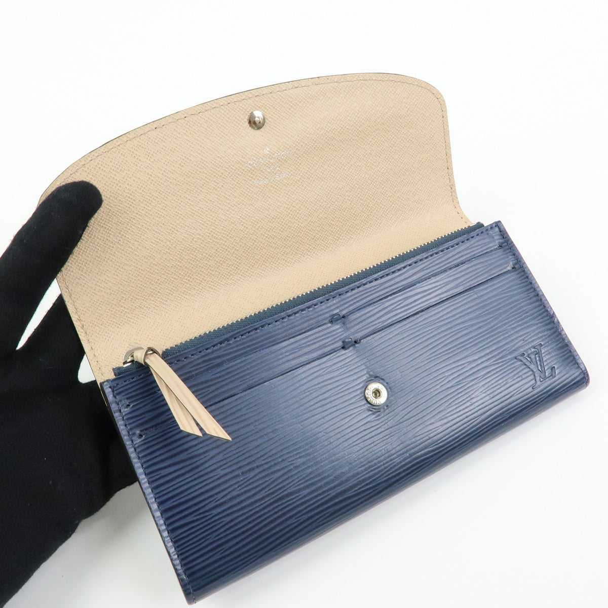 Louis Vuitton Emilie Epi Leather Blue Leather Wallets Accessory (Pre-Owned)