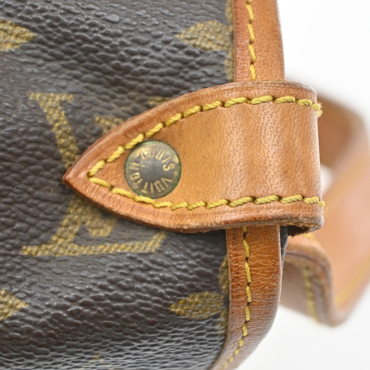 Louis Vuitton Saumur Monogram Canvas Brown Canvas Shoulder Bag Bag (Pre-Owned)