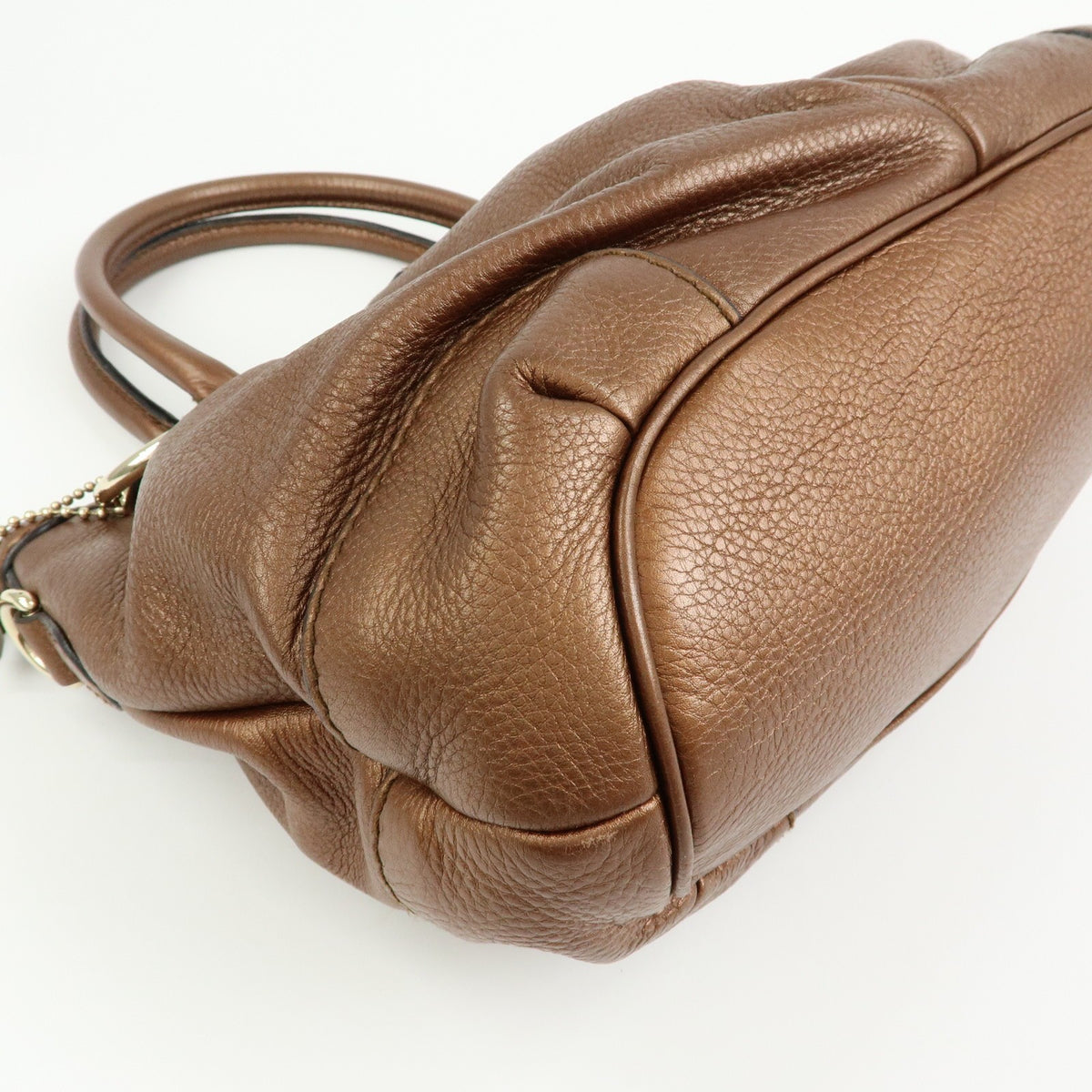 Gucci Sukey Top Handle Satchel Leather Brown Leather Handbag (Pre-Owned)
