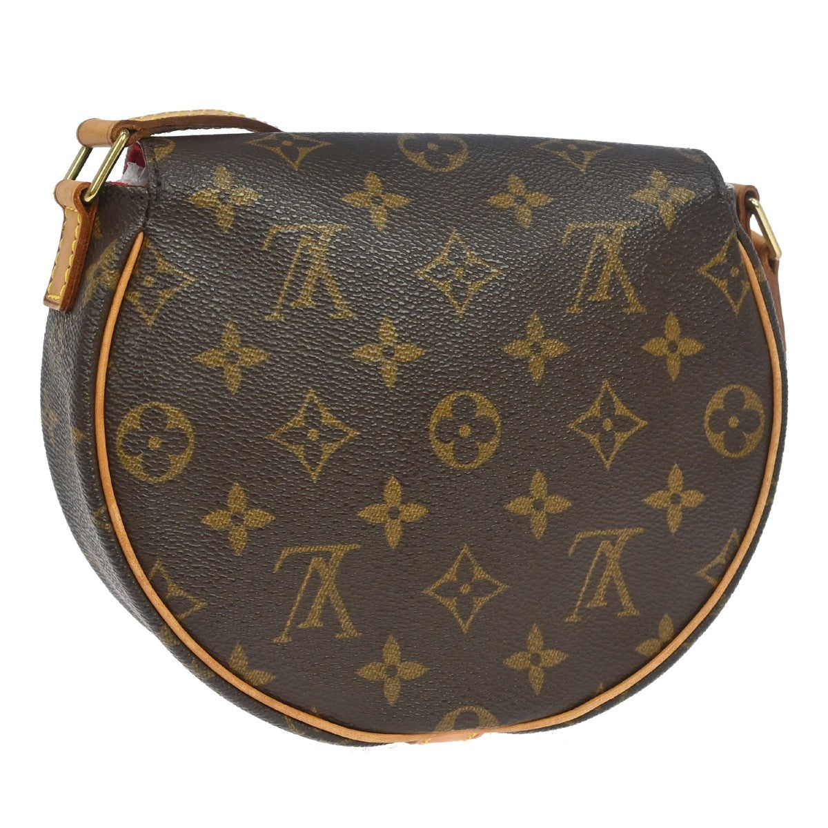 Louis Vuitton Tambourine Monogram Canvas Brown Canvas Shoulder Bag Bag (Pre-Owned)