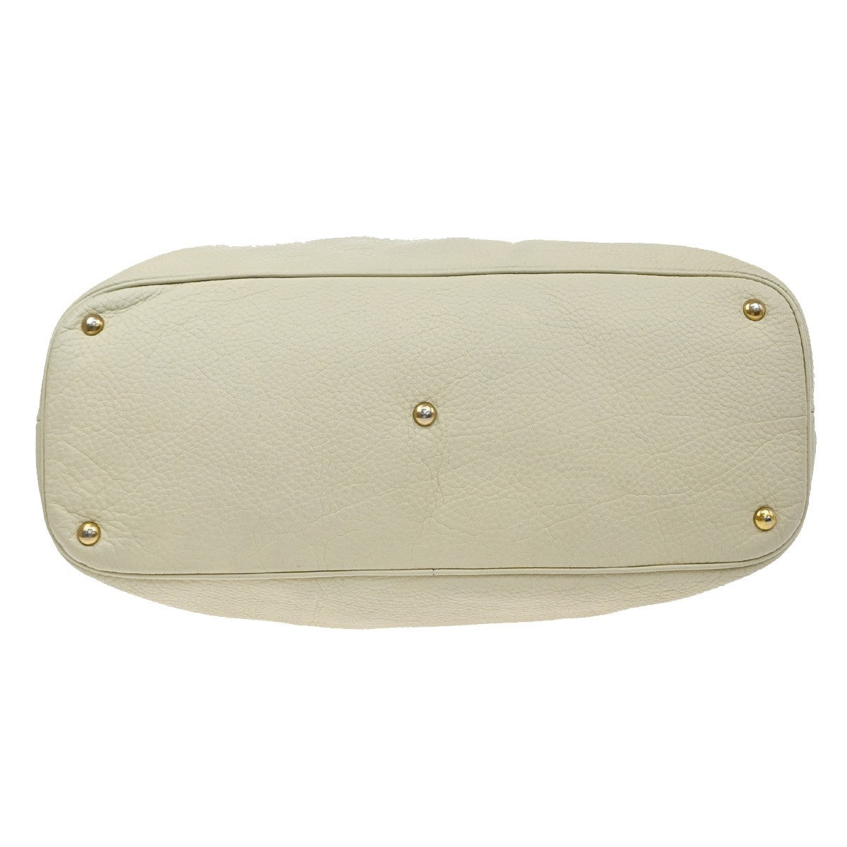 Gucci Twill Leather Beige Leather Shoulder Bag Bag (Pre-Owned)