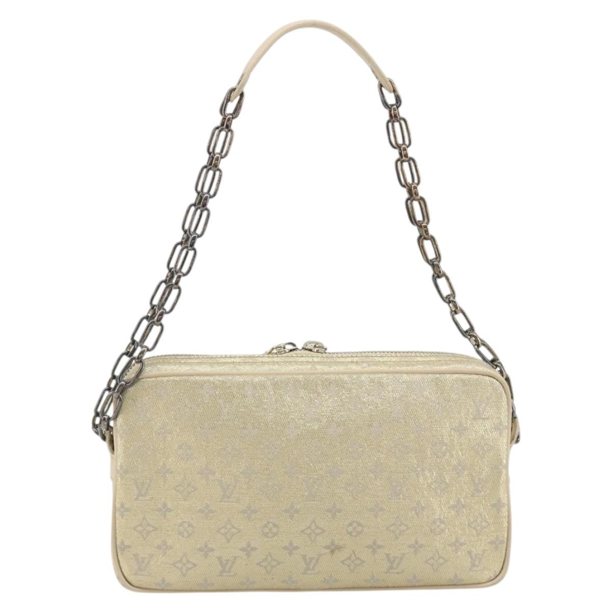 Louis Vuitton Mckenna Mini Lin Gold Canvas Shoulder Bag Bag (Pre-Owned)
