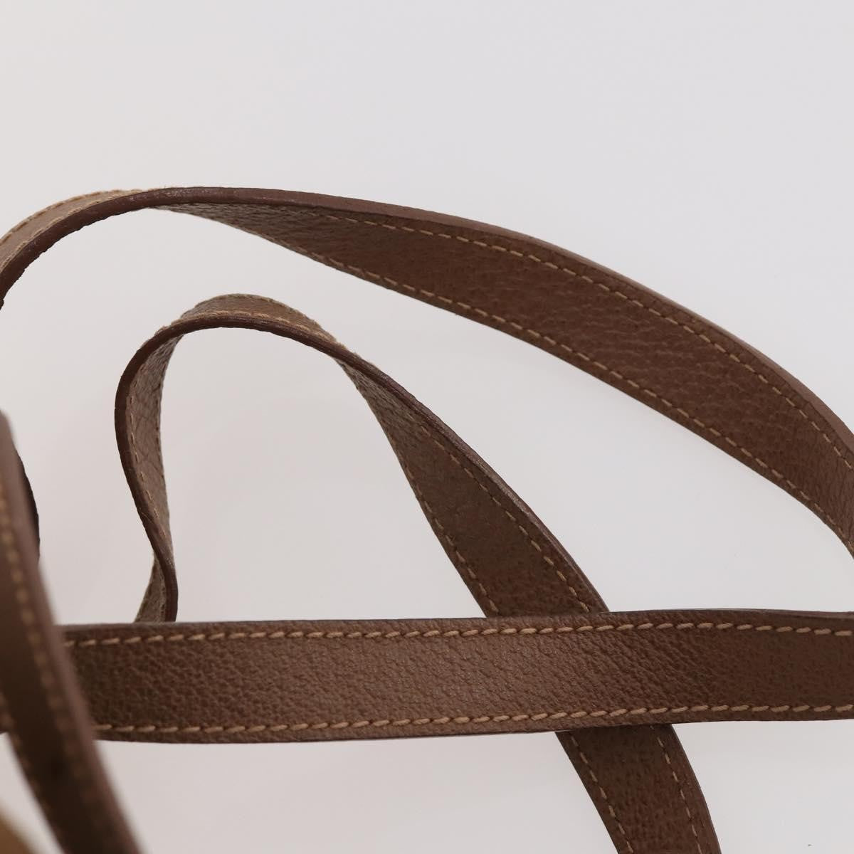 Gucci Gucci Bamboo Daim Brown Suede Backpack Bag (Pre-Owned)