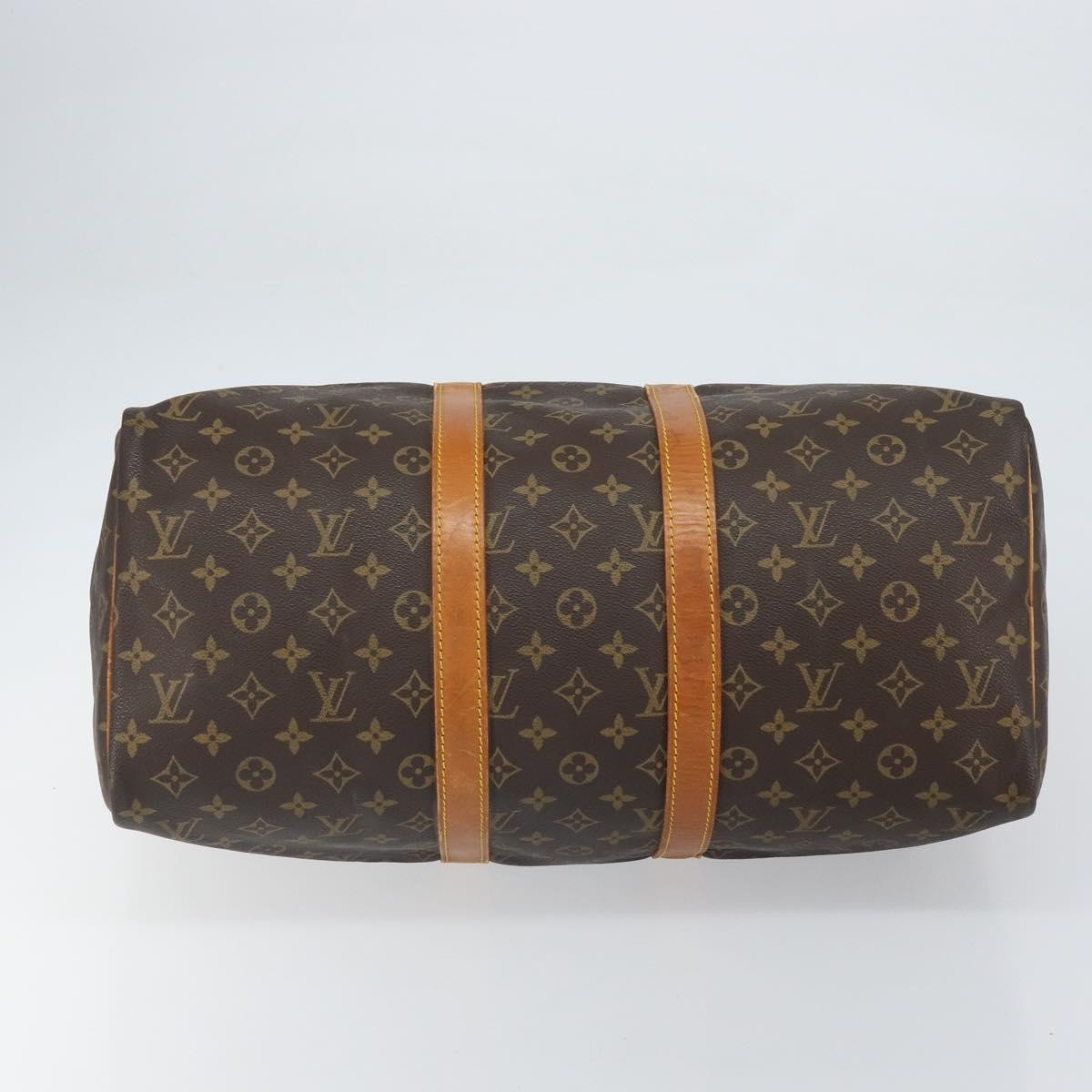 Louis Vuitton Keepall Monogram Canvas Brown Canvas Travel Bag Bag (Pre-Owned)