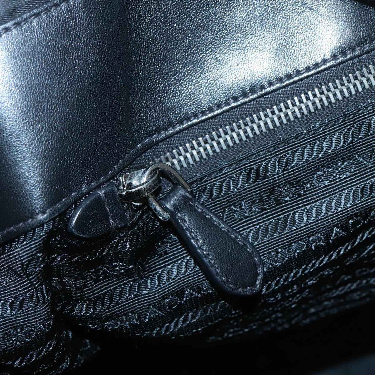 Prada Gaufre Tote Tessuto Black Nylon Bag (Pre-Owned)