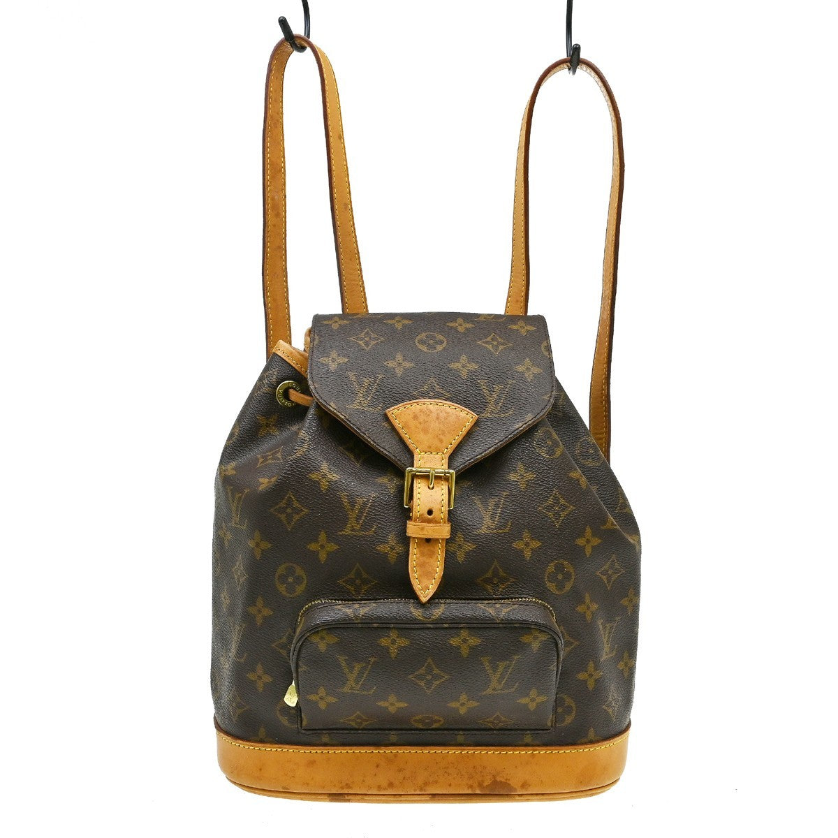 Louis Vuitton Vintage Montsouris Monogram Canvas Brown Canvas Backpack Bag (Pre-Owned)