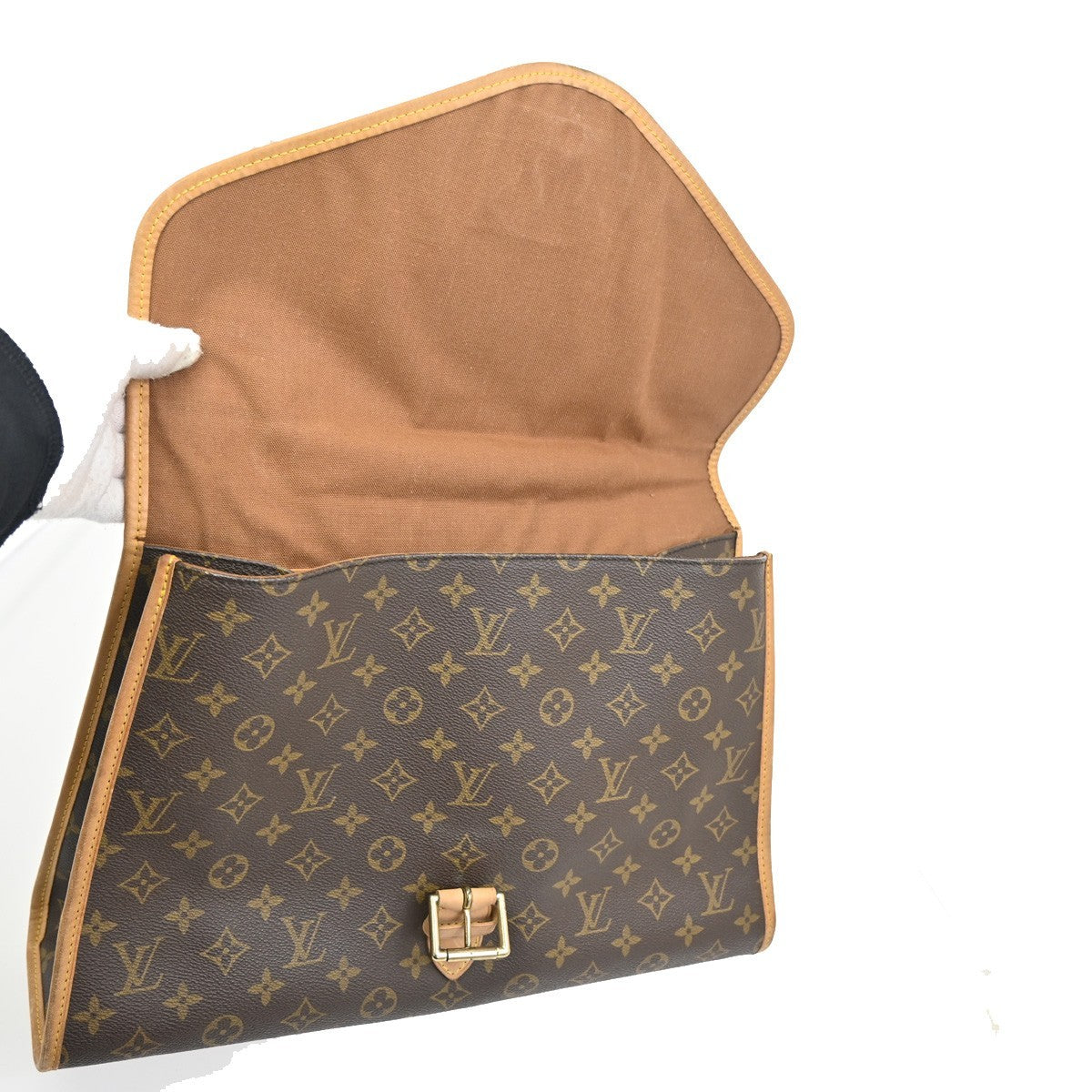 Louis Vuitton Beverly Monogram Canvas Brown Canvas Briefcase Bag (Pre-Owned)