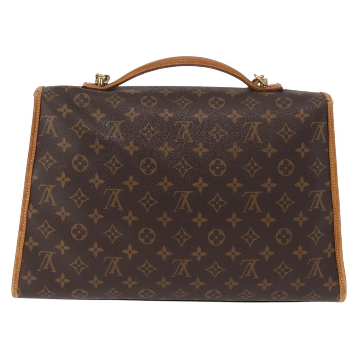 Louis Vuitton Beverly Monogram Canvas Brown Canvas Briefcase Bag (Pre-Owned)