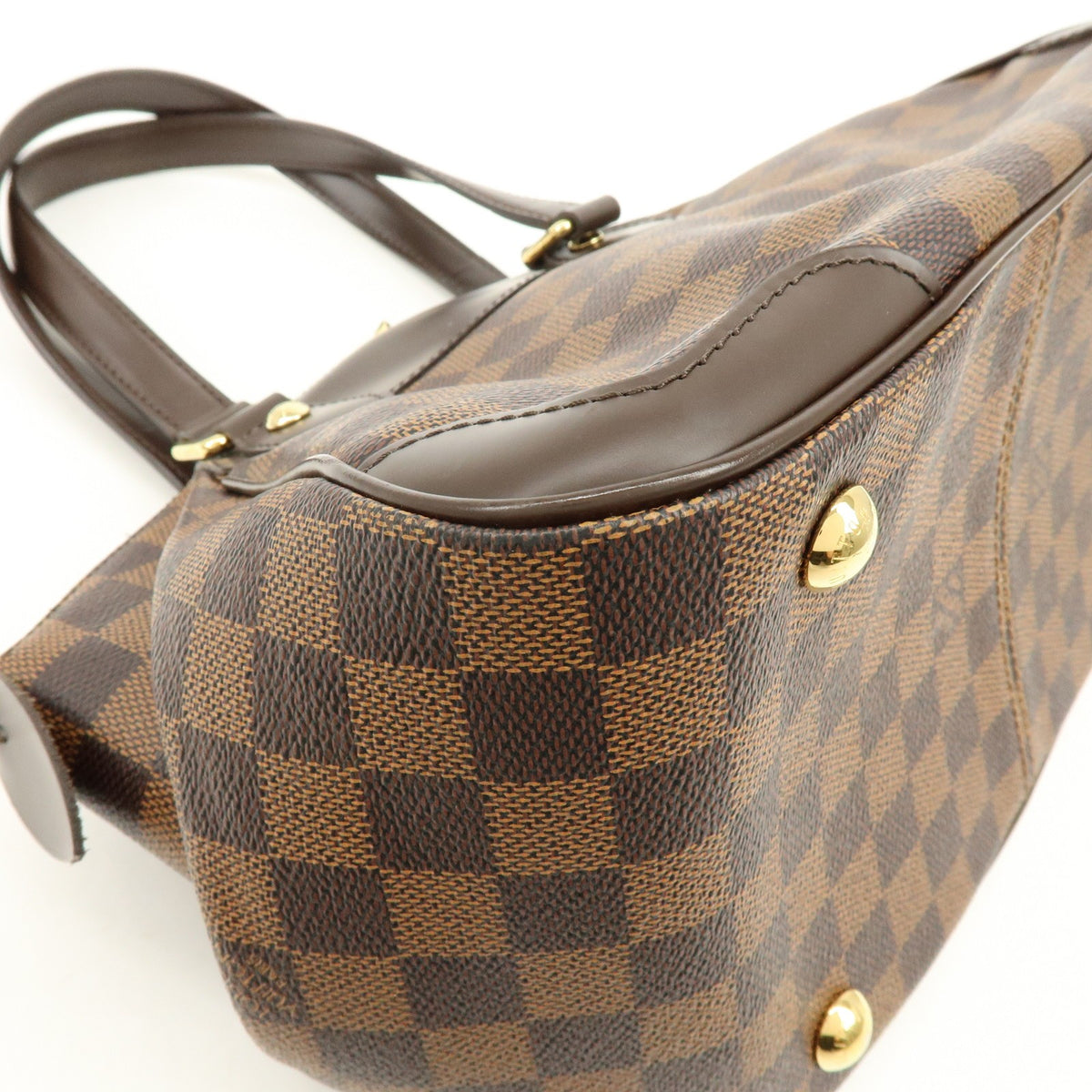 Louis Vuitton Verona Damier Brown Canvas Handbag (Pre-Owned)