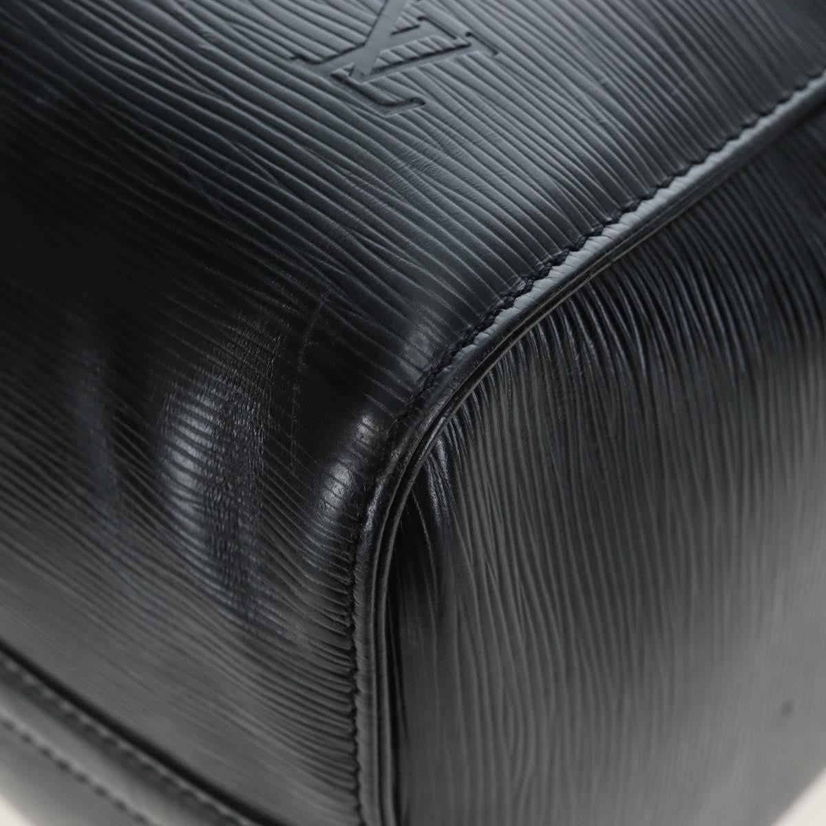 Louis Vuitton Keepall Epi Black Leather Travel Bag Bag (Pre-Owned)