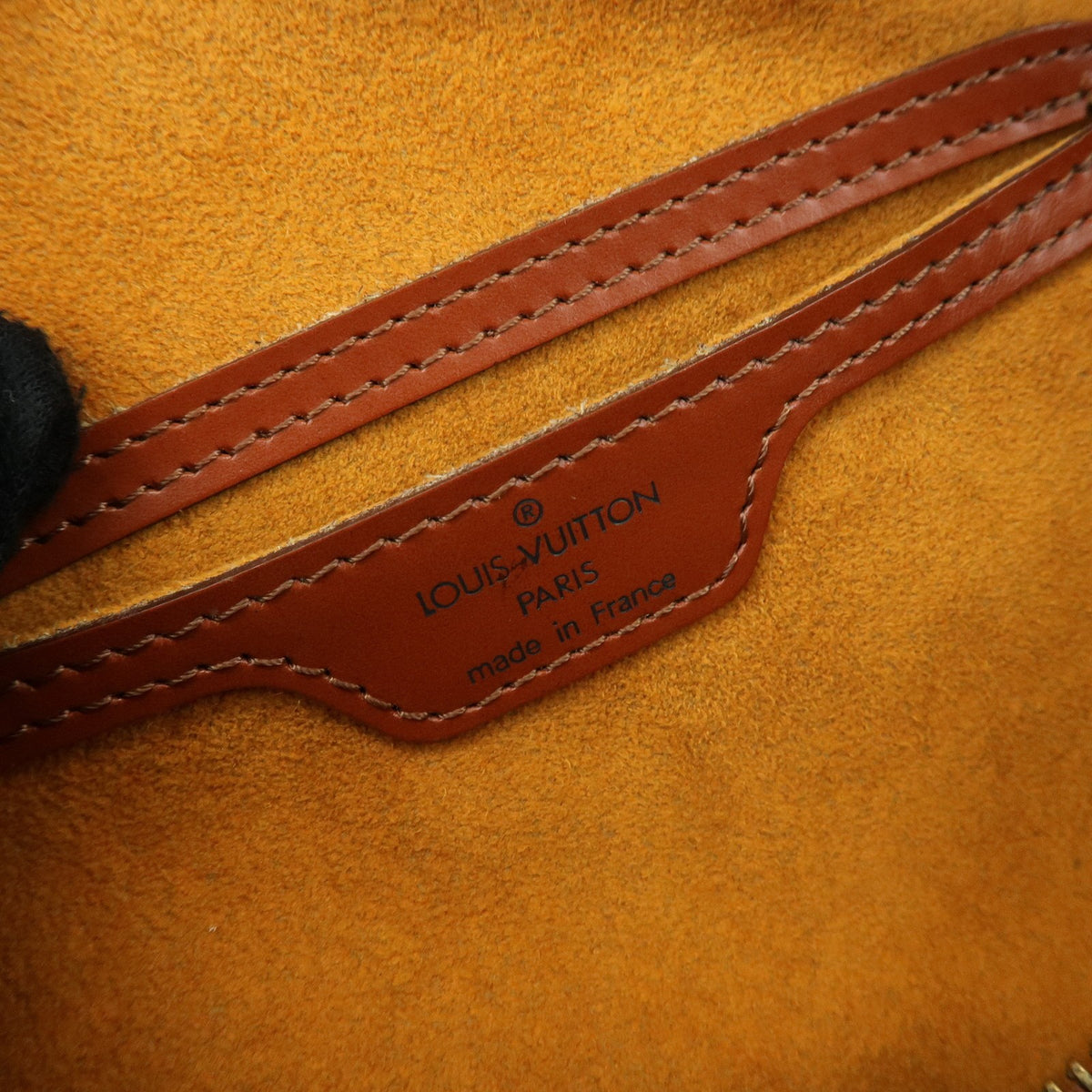 Louis Vuitton Soufflot Epi Leather Brown Leather Tote Bag Bag (Pre-Owned)