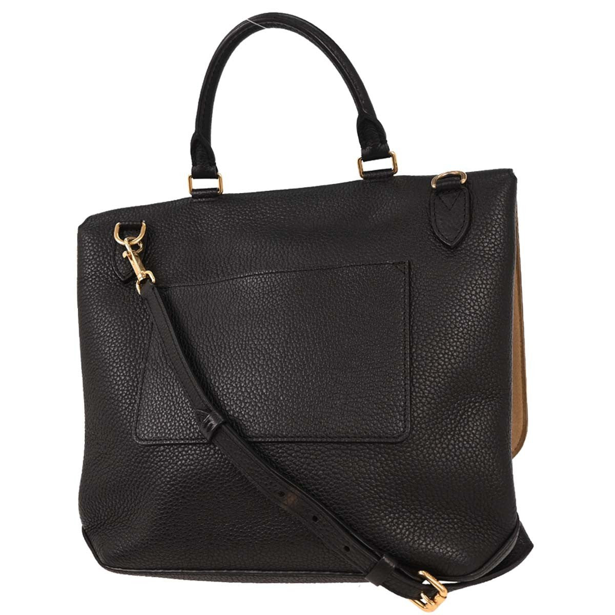 Louis Vuitton Volta Leather Black Leather Handbag (Pre-Owned)