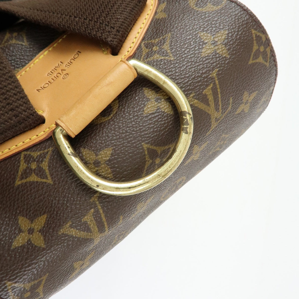 Louis Vuitton Vintage Montsouris Monogram Canvas Brown Canvas Backpack Bag (Pre-Owned)