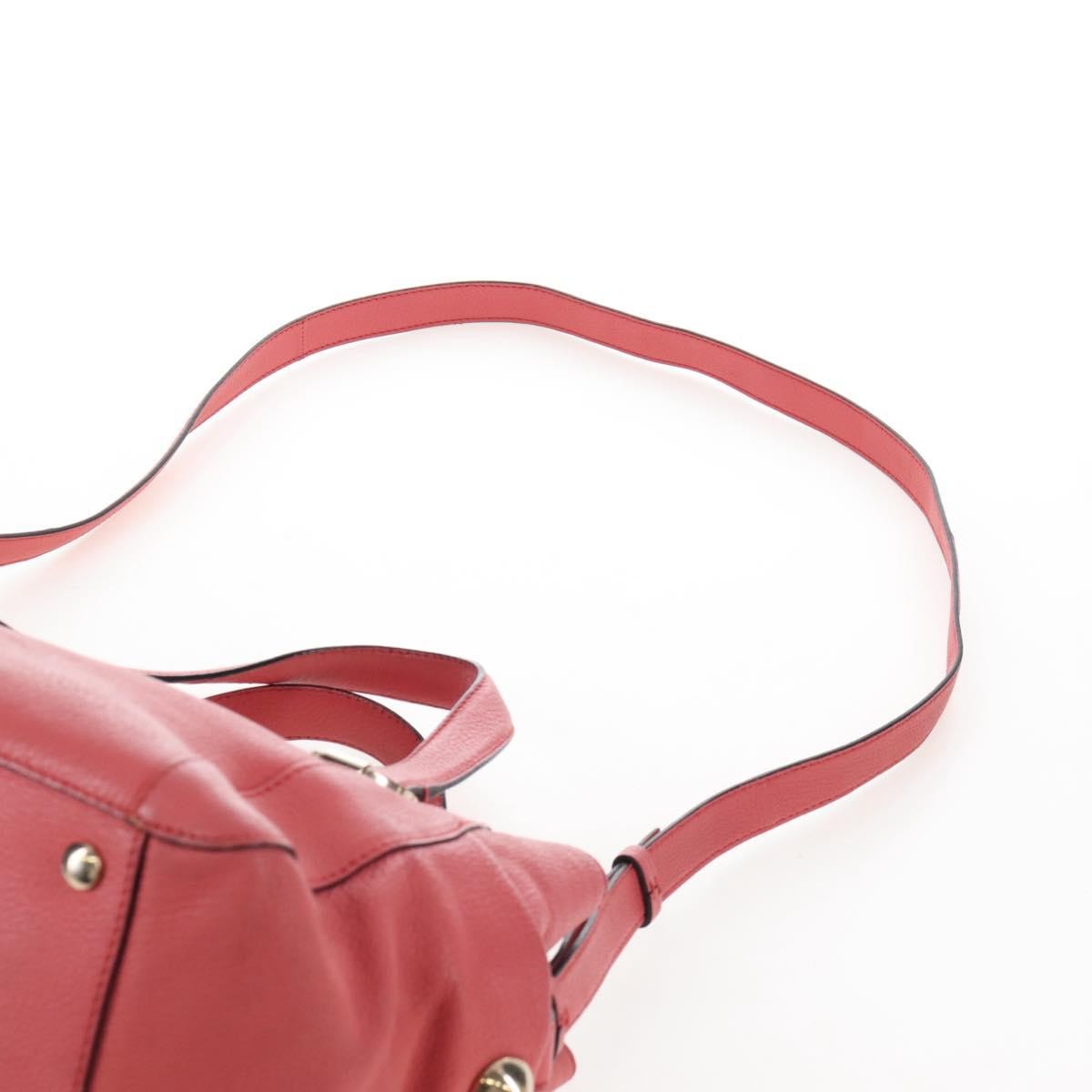 Chloe Bridget Convertible Satchel Leather Pink Leather Handbag (Pre-Owned)