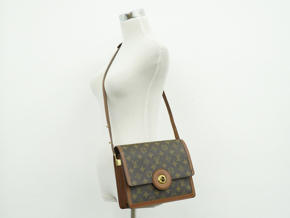 Louis Vuitton Raspail Monogram Canvas Brown Canvas Handbag (Pre-Owned)