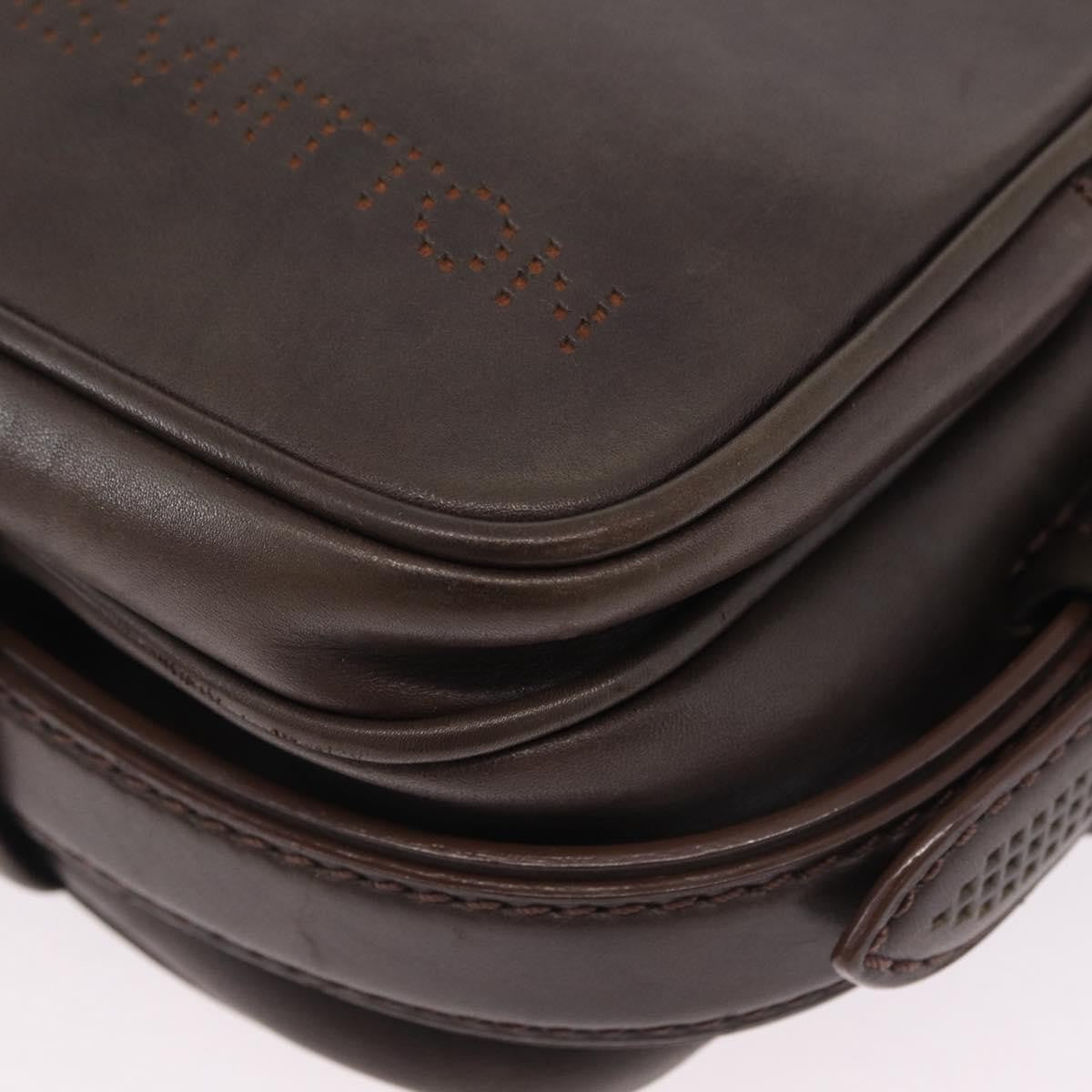 Louis Vuitton Bequia Trotter Messenger Nomade Leather Brown Leather Handbag (Pre-Owned)
