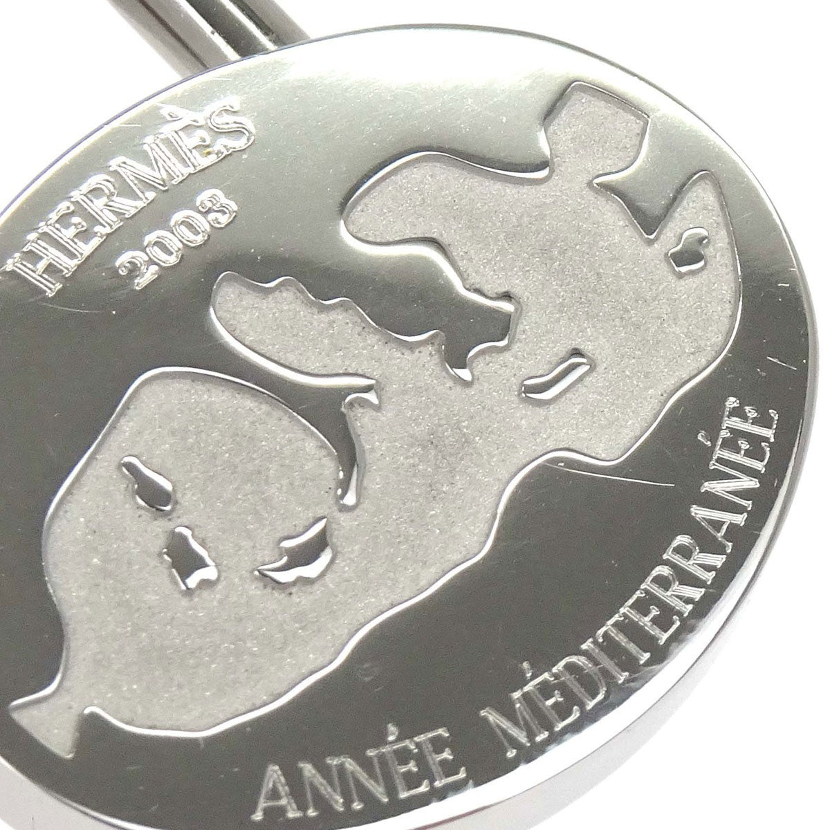 Hermes Cadena Metal Silver Silver_Plated Charms And Keychains Accessory (Pre-Owned)