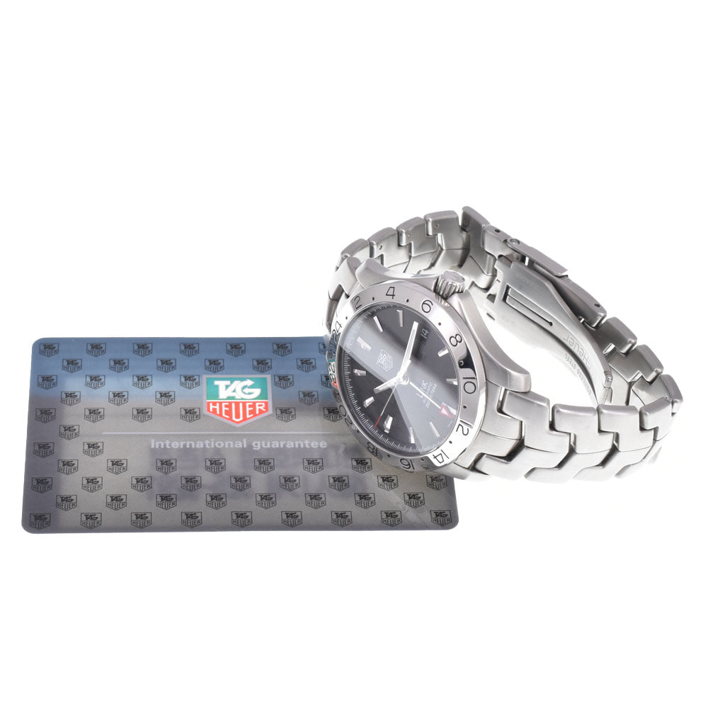 Tag Heuer Link Gmt Automatic Stainless Steel Watch (Pre-Owned)