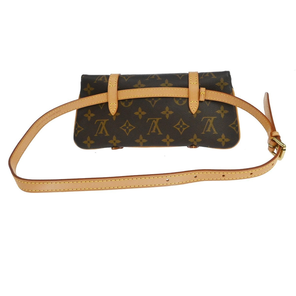 Louis Vuitton Marelle Waist Monogram Canvas Brown Canvas Clutche & Pouche Bag (Pre-Owned)