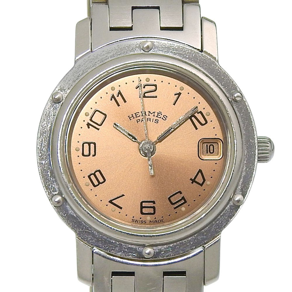Hermes Clipper Quartz Stainless Steel Watch (Pre-Owned)