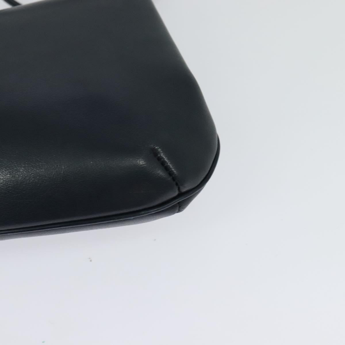 Givenchy Vintage 4G Leather Navy Leather Shoulder Bag Bag (Pre-Owned)