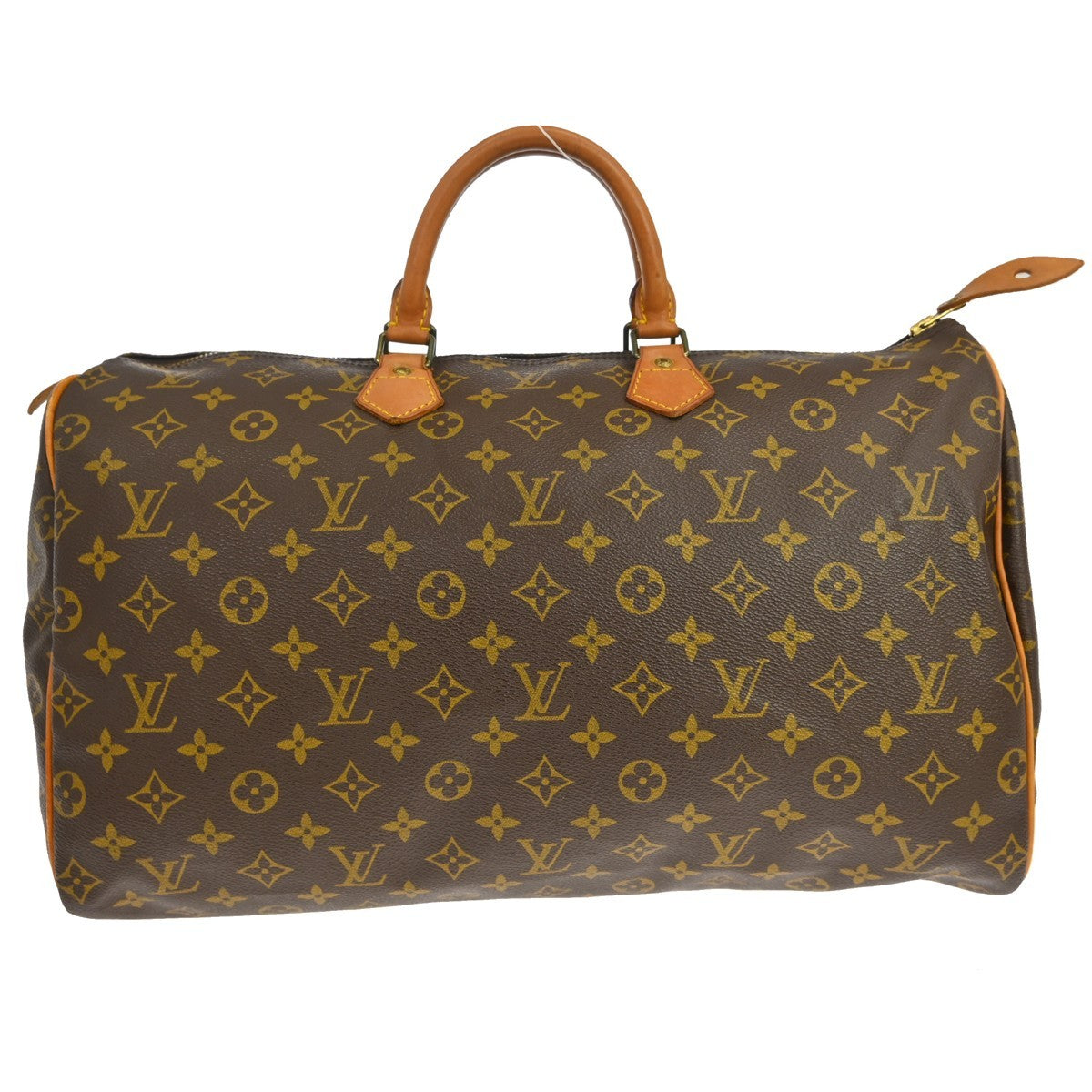Louis Vuitton Speedy Monogram Brown Canvas Handbag (Pre-Owned)