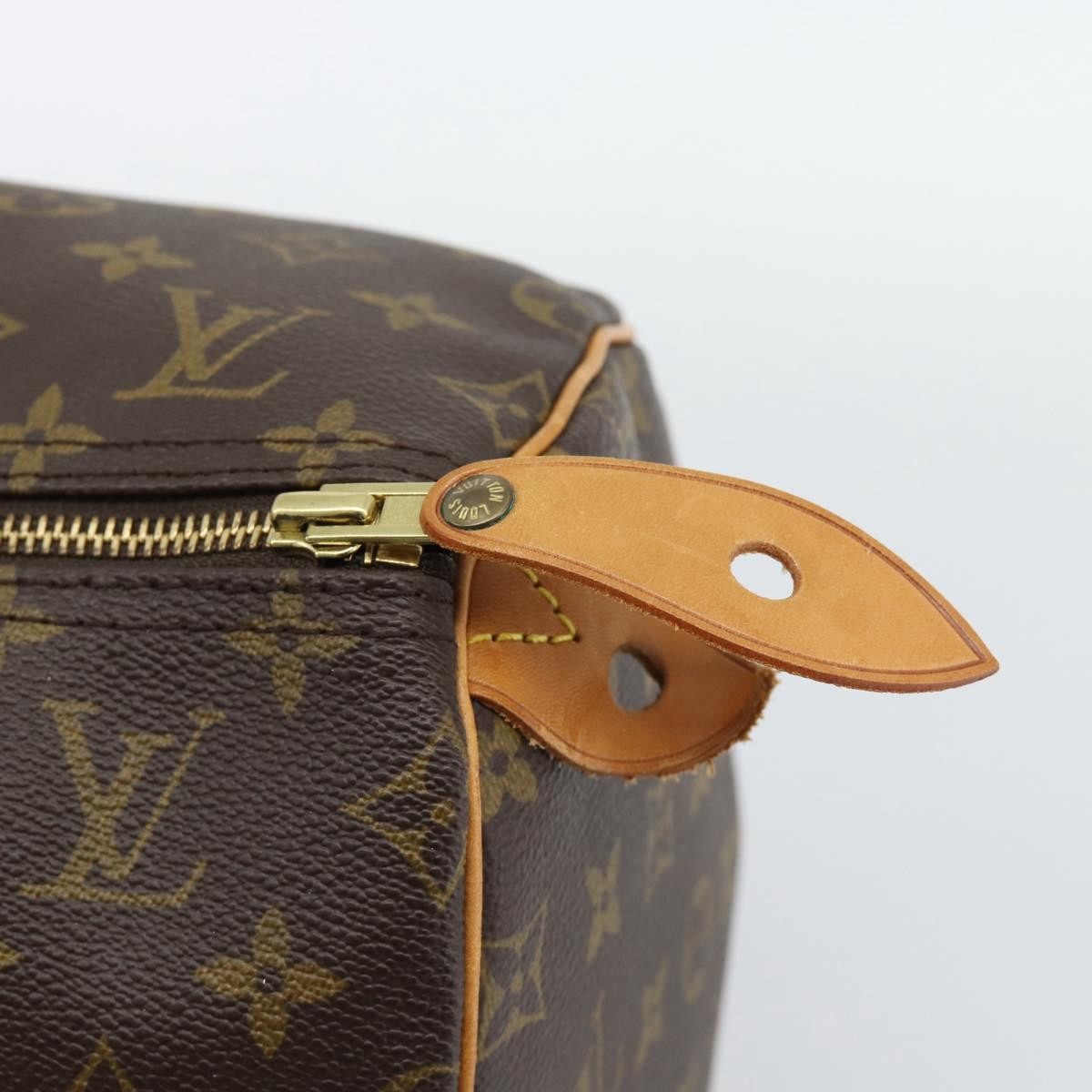 Louis Vuitton Speedy Monogram Canvas Brown Canvas Handbag (Pre-Owned)