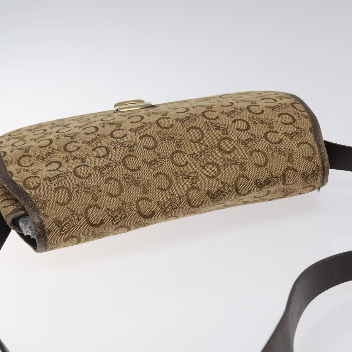 Celine C Sulky Canvas Brown Canvas Shoulder Bag Bag (Pre-Owned)