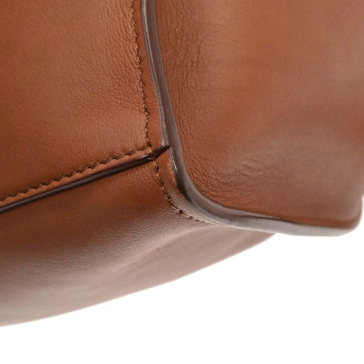 Celine Big Smooth Leather Brown Leather Handbag (Pre-Owned)