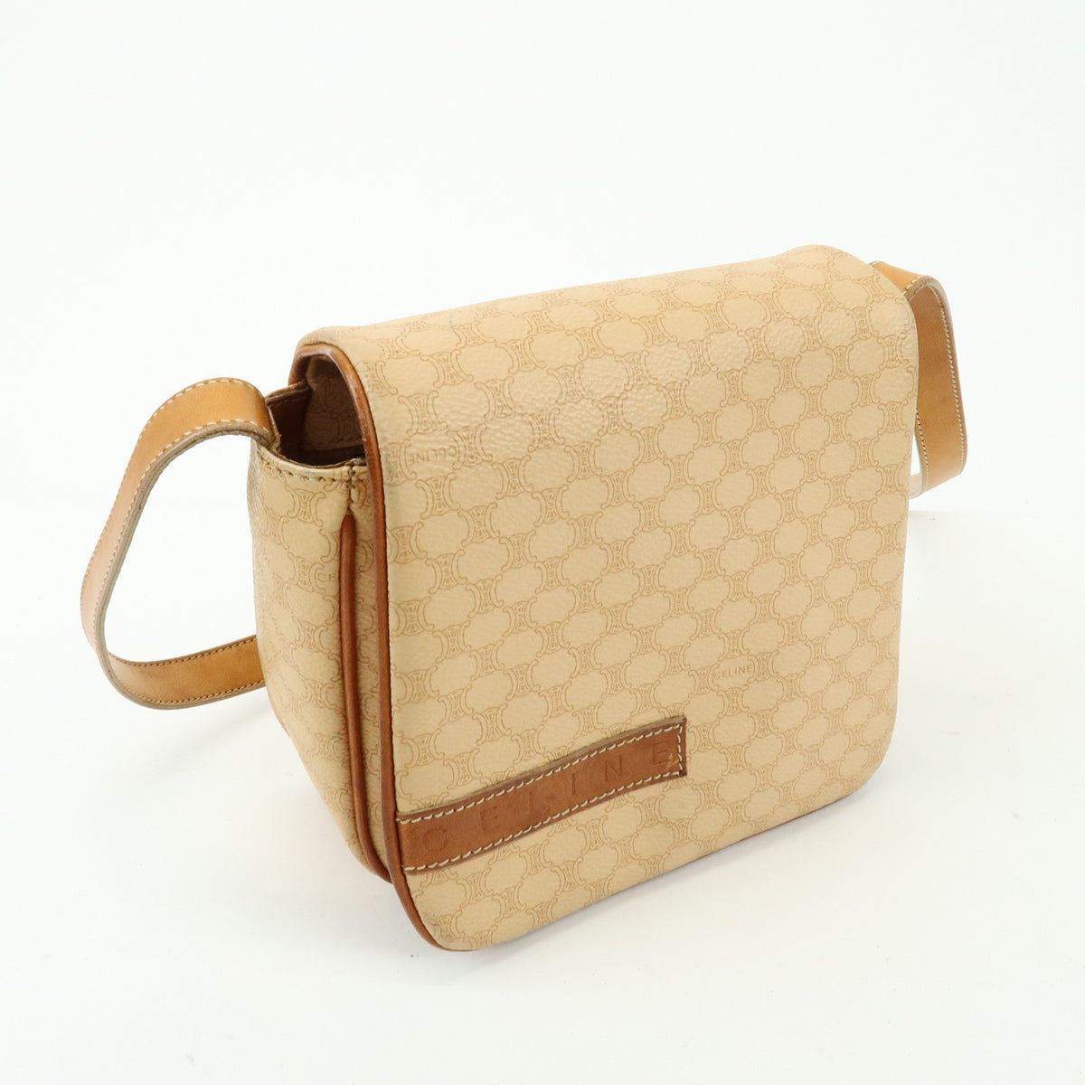 Celine Macadam Canvas And Leather Beige Pvc Tote Bag Bag (Pre-Owned)