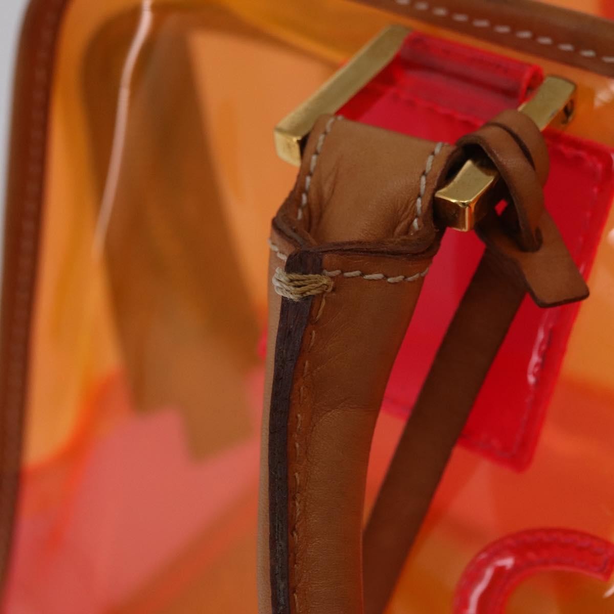 Loewe Amazona Pvc Orange Plastic_Glass Handbag (Pre-Owned)