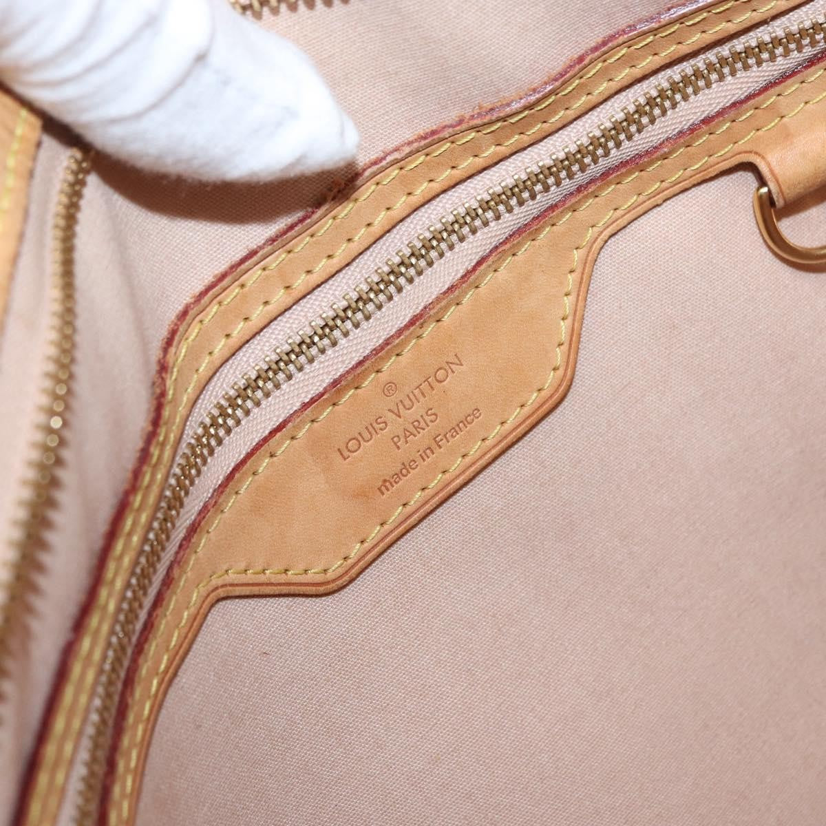 Louis Vuitton Blair Monogram Vernis Beige Patent_Leather Handbag (Pre-Owned)