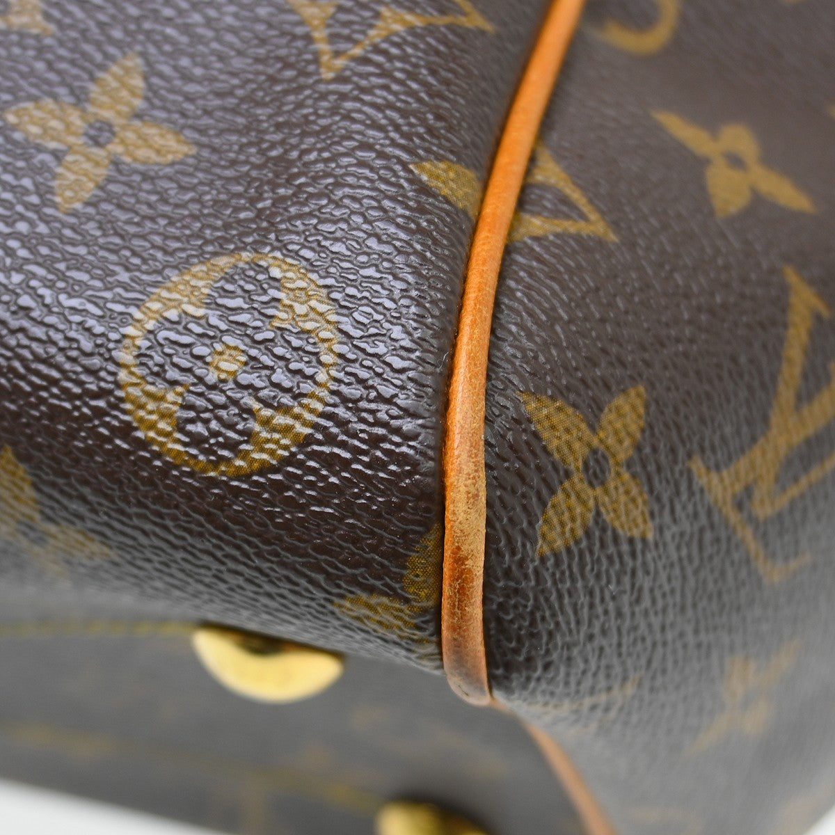 Louis Vuitton Tivoli Monogram Canvas Brown Canvas Handbag (Pre-Owned)