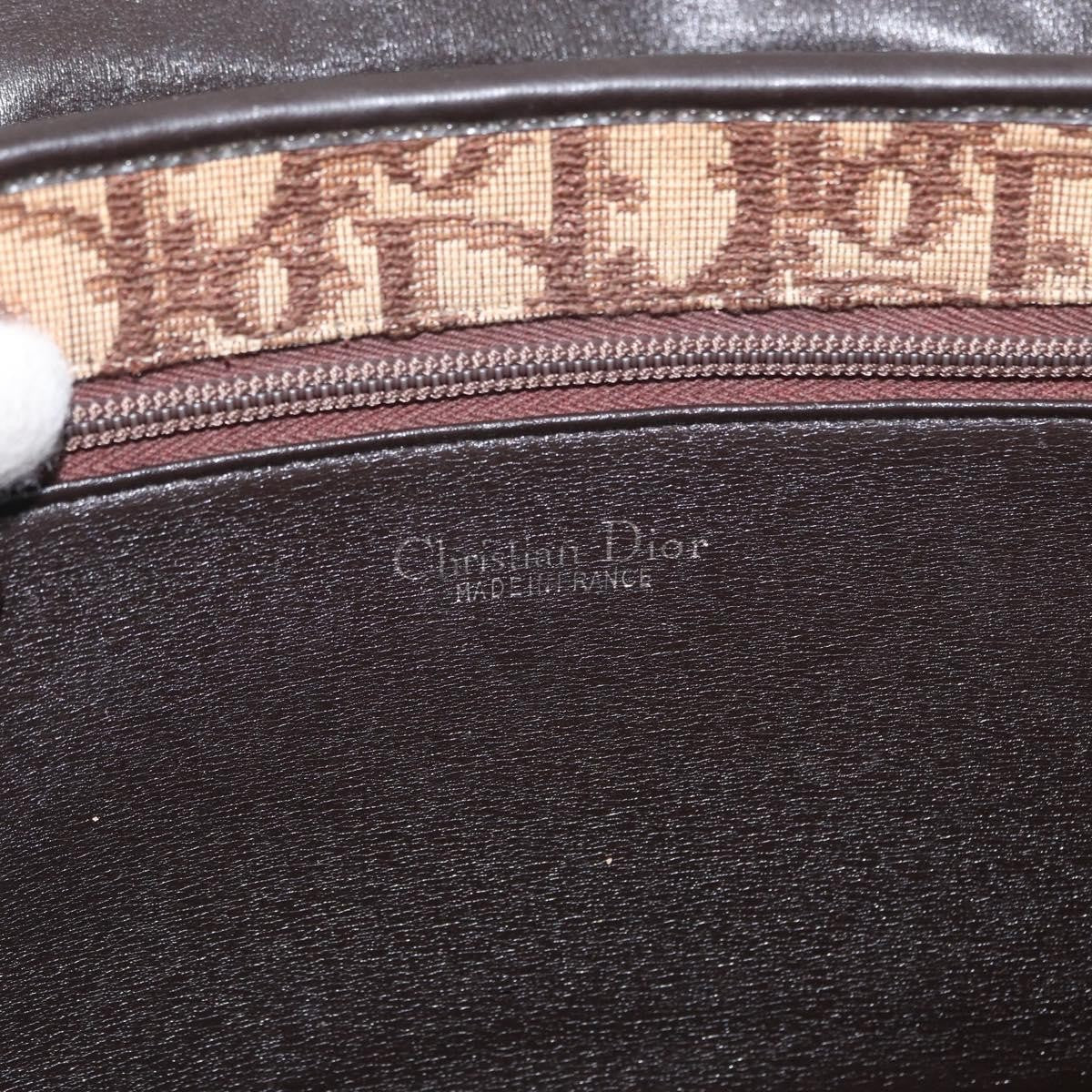 Christian Dior Trotter Canvas Beige Canvas Shoulder Bag Bag (Pre-Owned)