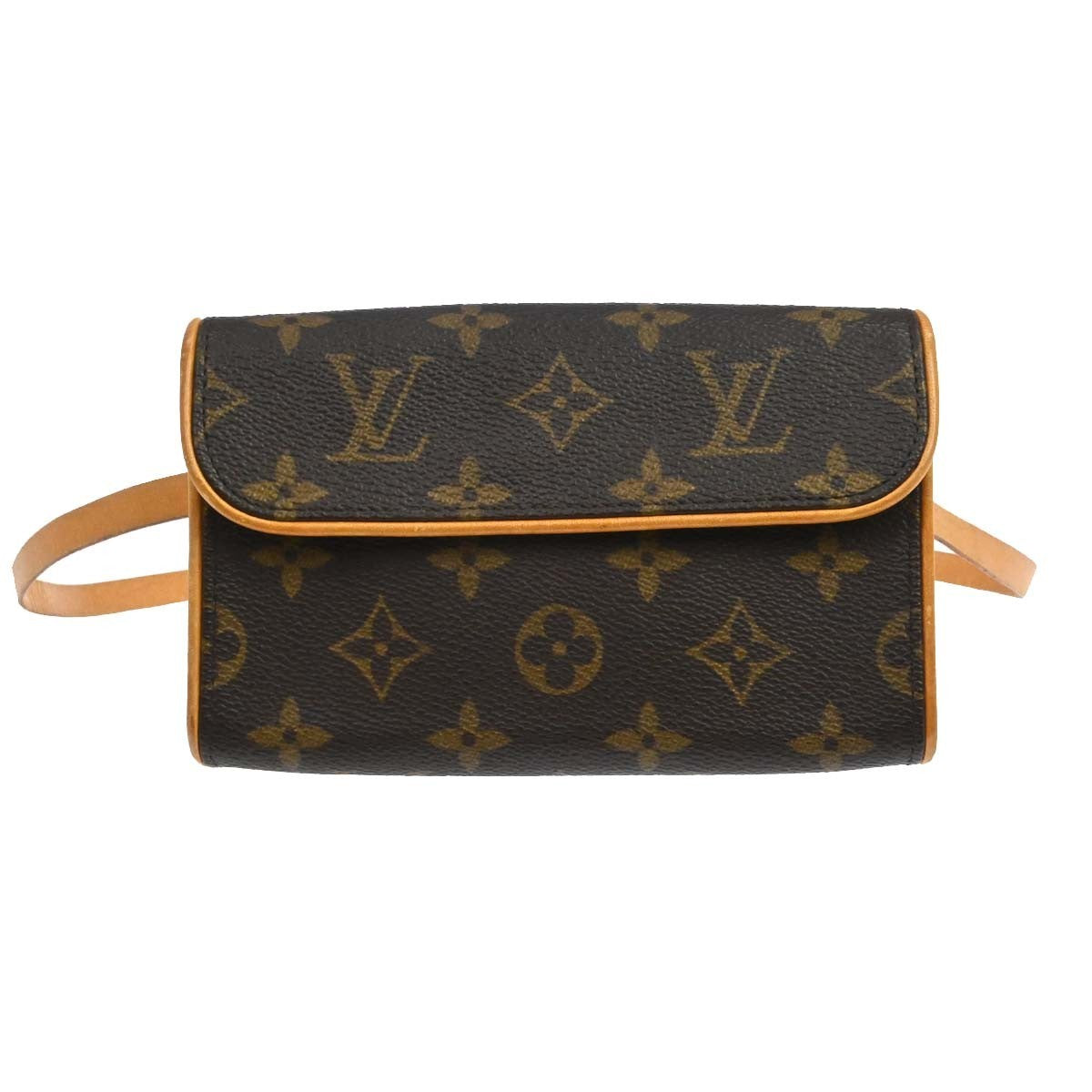 Louis Vuitton Florentine Pochette Damier Brown Canvas Clutche & Pouche Bag (Pre-Owned)