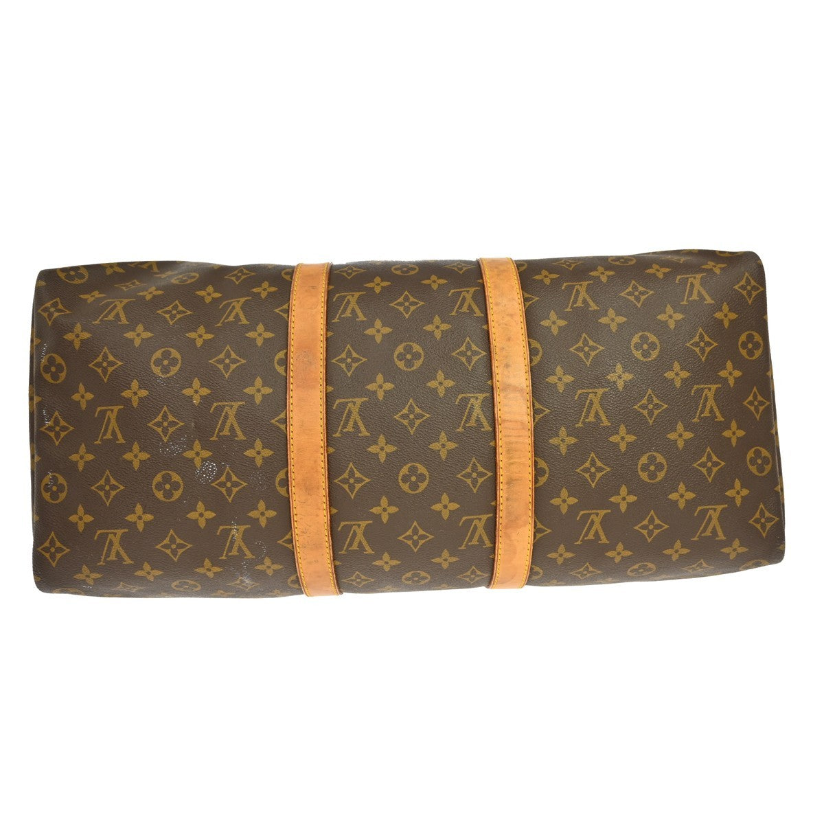 Louis Vuitton Keepall Monogram Canvas Brown Canvas Travel Bag Bag (Pre-Owned)