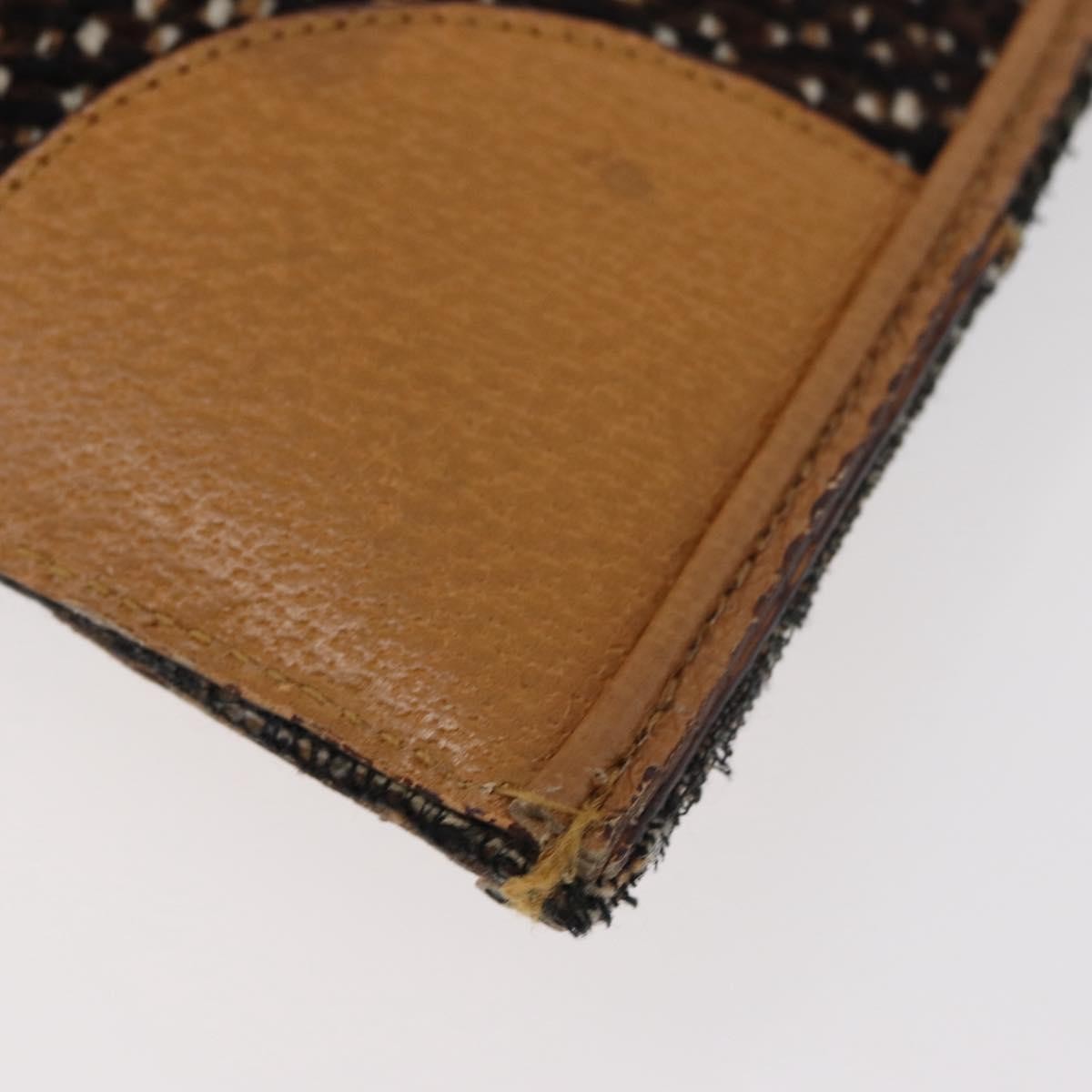 Prada Convertible Open Tweed Brown Canvas Tote Bag Bag (Pre-Owned)
