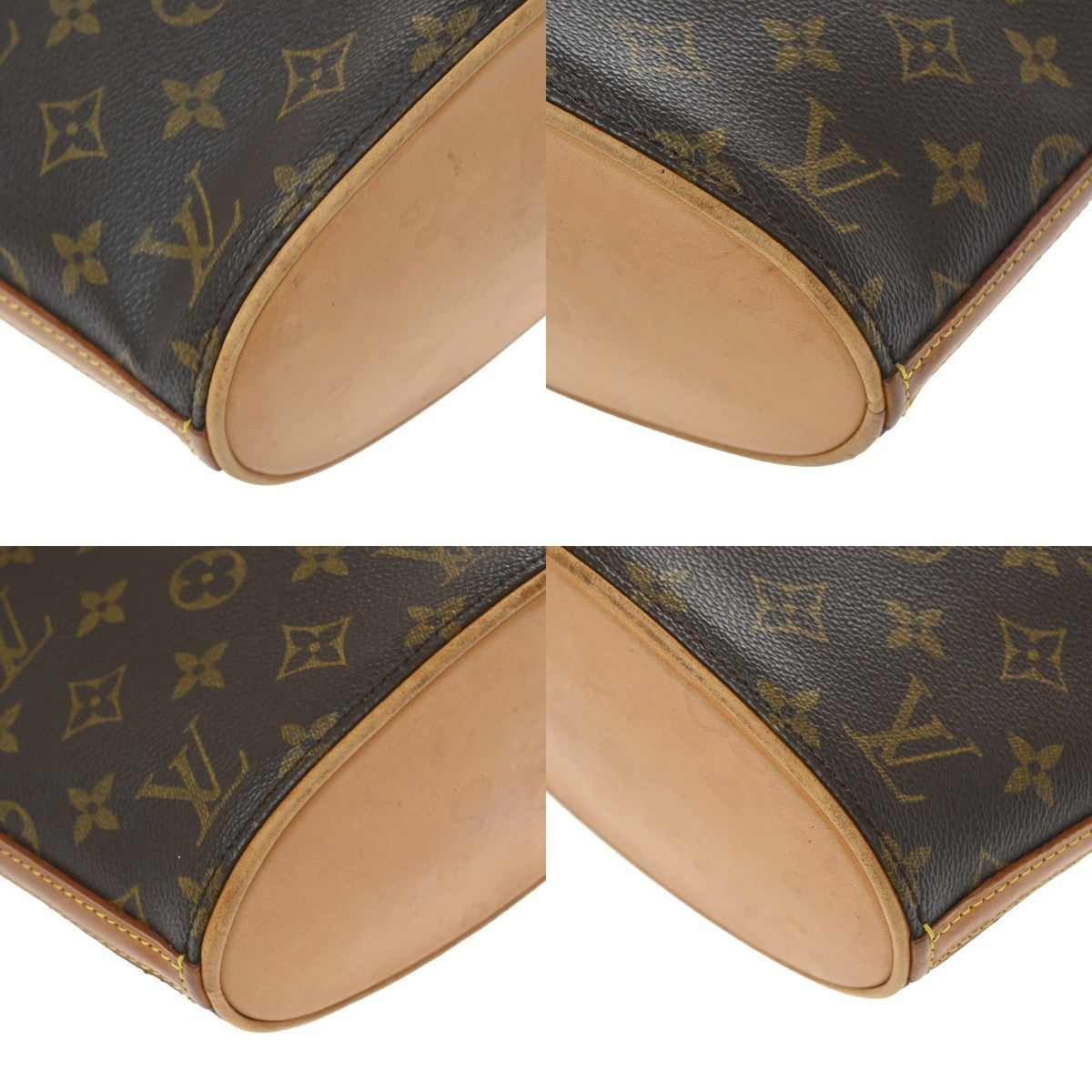 Louis Vuitton Drouot Monogram Brown Canvas Shoulder Bag Bag (Pre-Owned)