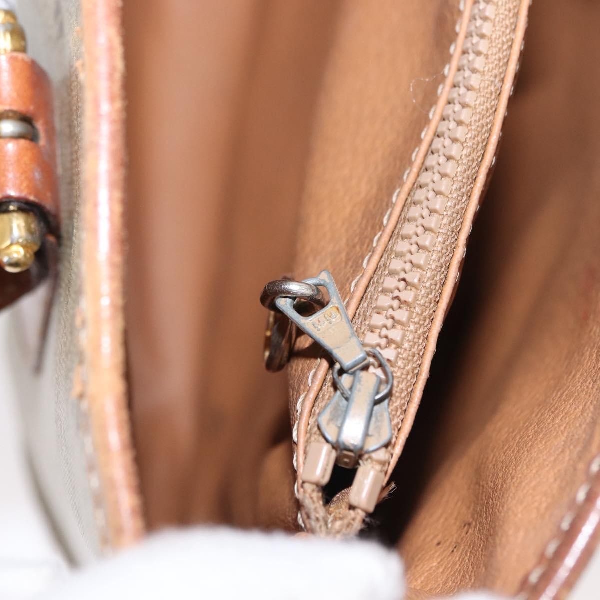 Celine Vintage Macadam Canvas Beige Canvas Backpack Bag (Pre-Owned)