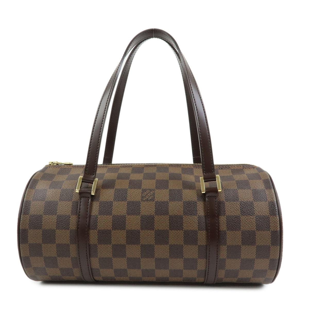 Louis Vuitton Papillon Damier Ebene Brown Canvas Handbag (Pre-Owned)