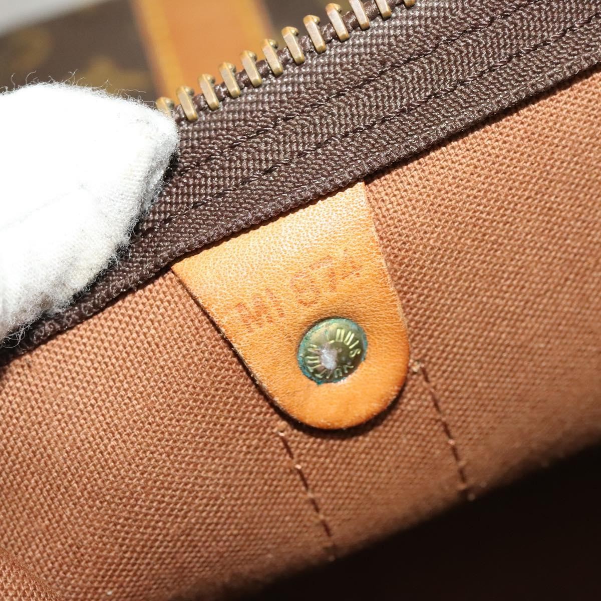 Louis Vuitton Keepall Monogram Canvas Brown Canvas Travel Bag Bag (Pre-Owned)