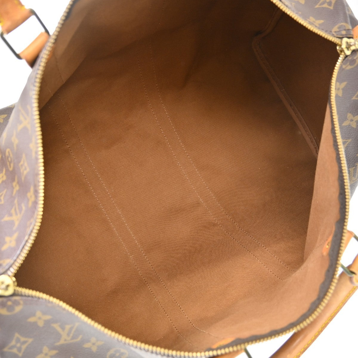 Louis Vuitton Keepall Monogram Canvas Brown Canvas Travel Bag Bag (Pre-Owned)