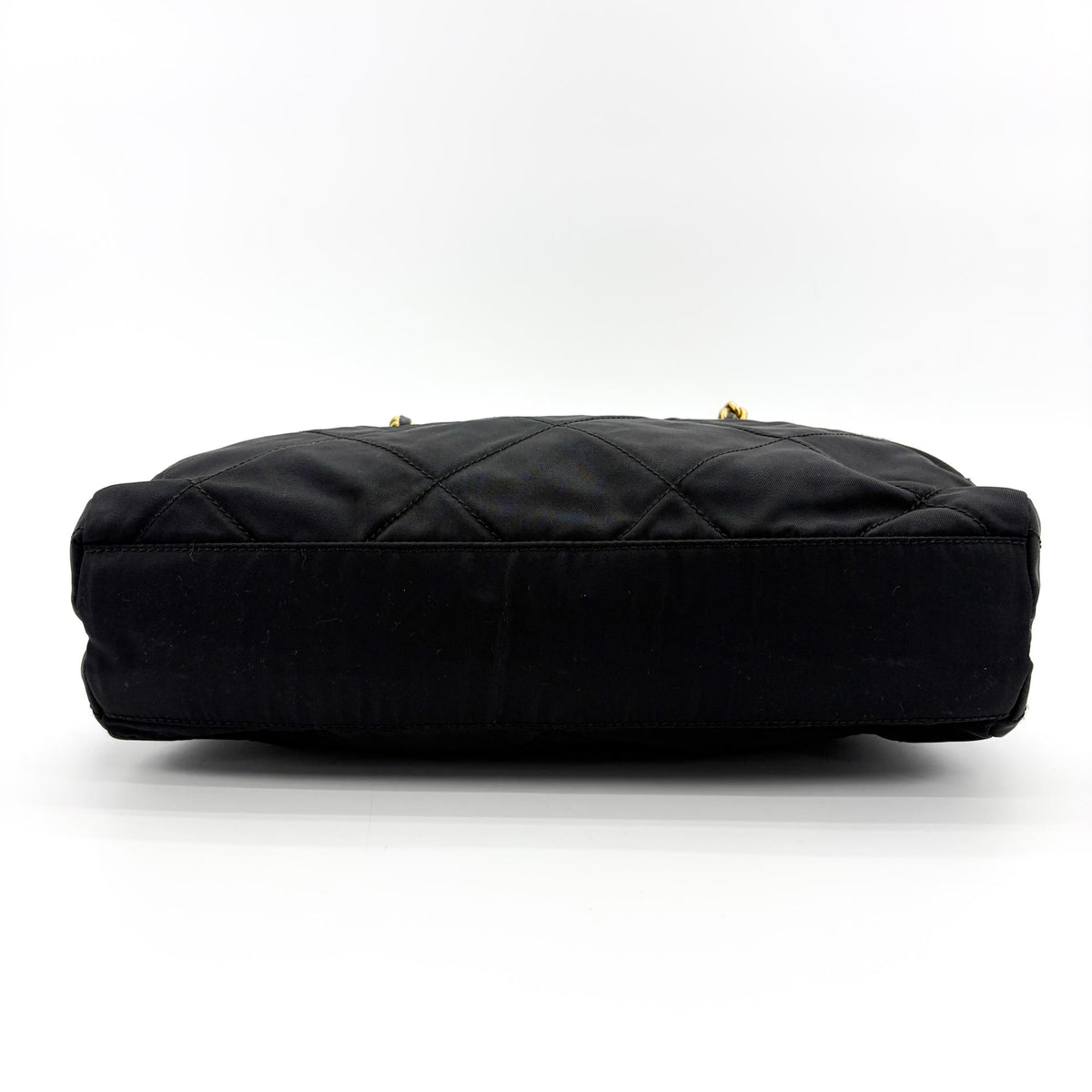 Prada Convertible Quilted Tessuto Black Nylon Shoulder Bag Bag (Pre-Owned)
