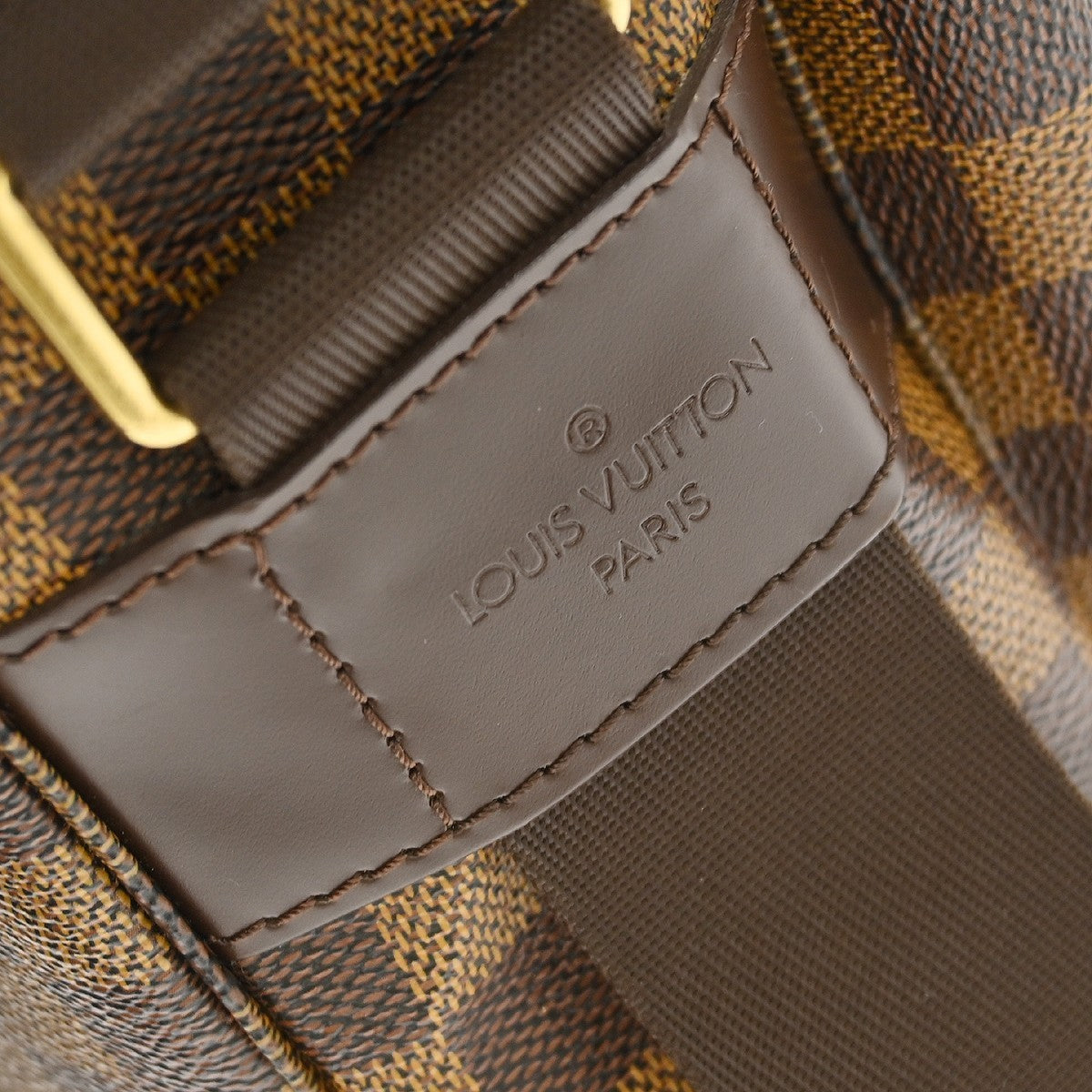 Louis Vuitton Broadway Damier Ebene Brown Canvas Handbag (Pre-Owned)