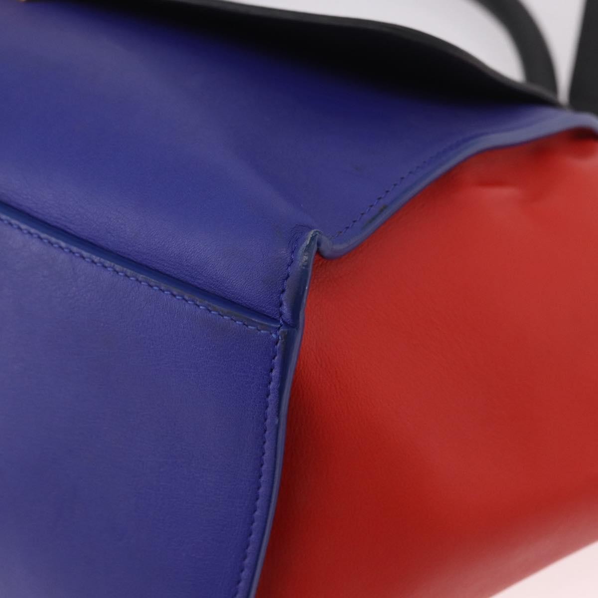 Celine Tricolor Trapeze Leather Multicolour Leather Handbag (Pre-Owned)